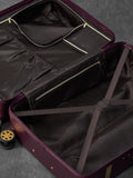 Rock Luggage purple vintage 3 piece suitcase set - British product
