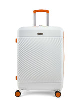 Next Rock Luggage Love Island Off White Medium Suitcase- Buy online at McGrocer