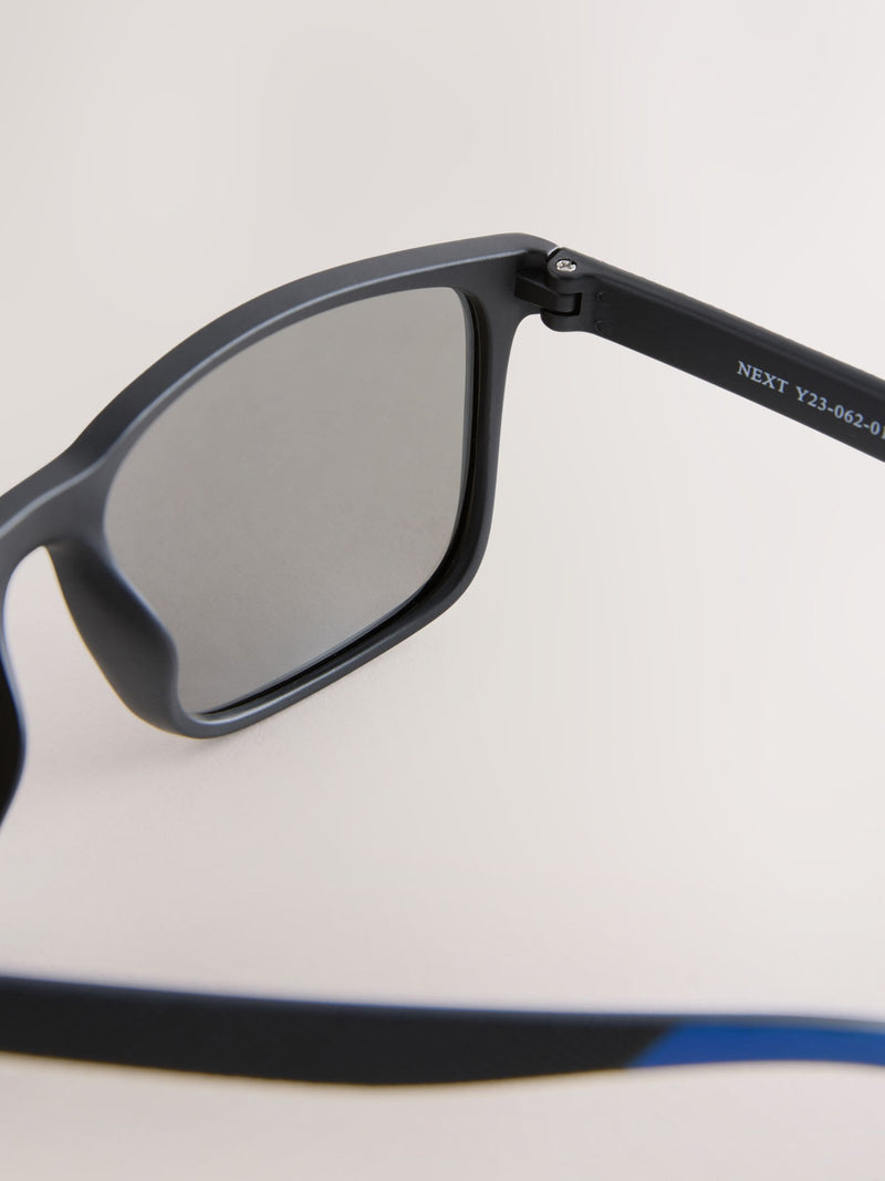 Polarised sport sunglasses with mirror lenses, imported from the UK