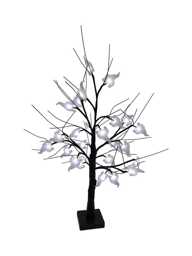 Premier Decorations ghost tree with 24 lit ghosts 60cm (British brand)