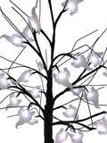 Premier Decorations ghost tree with 24 lit ghosts 60cm (British brand)