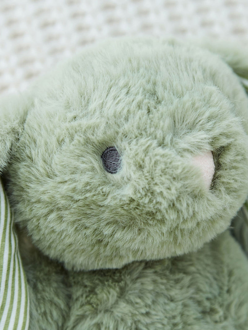 My 1st Years personalised bunny soft toy sage green, UK version