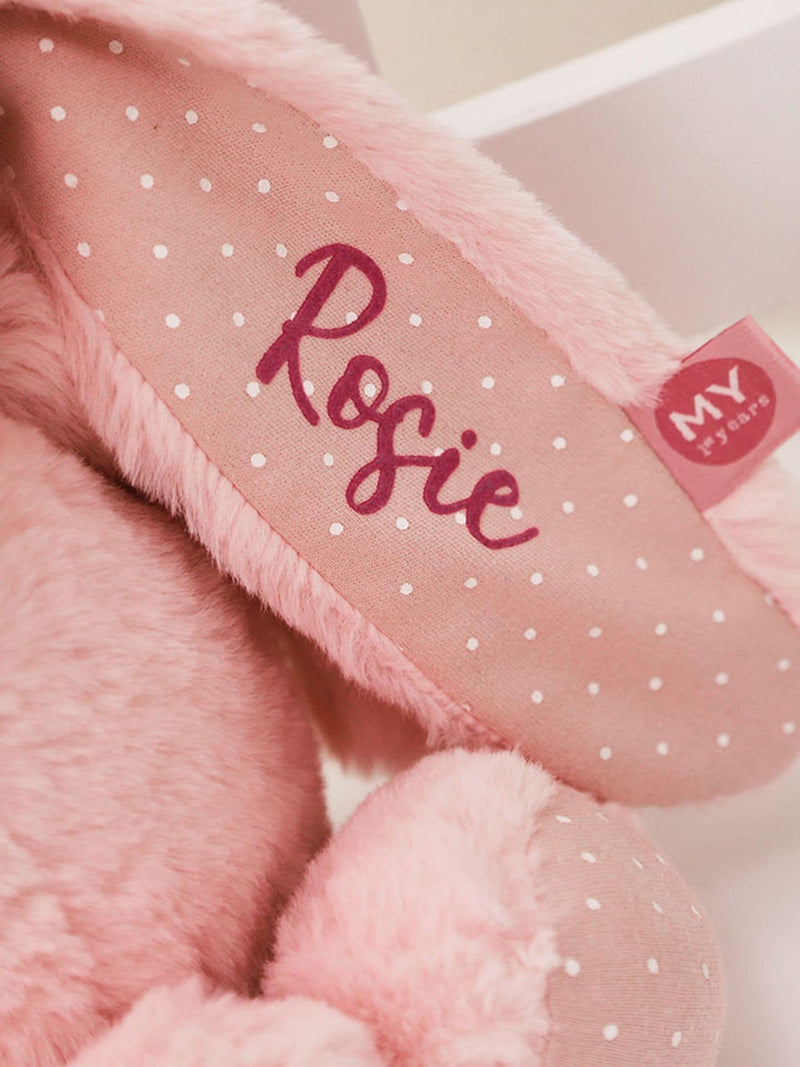 My 1st Years personalised bunny soft toy, UK version