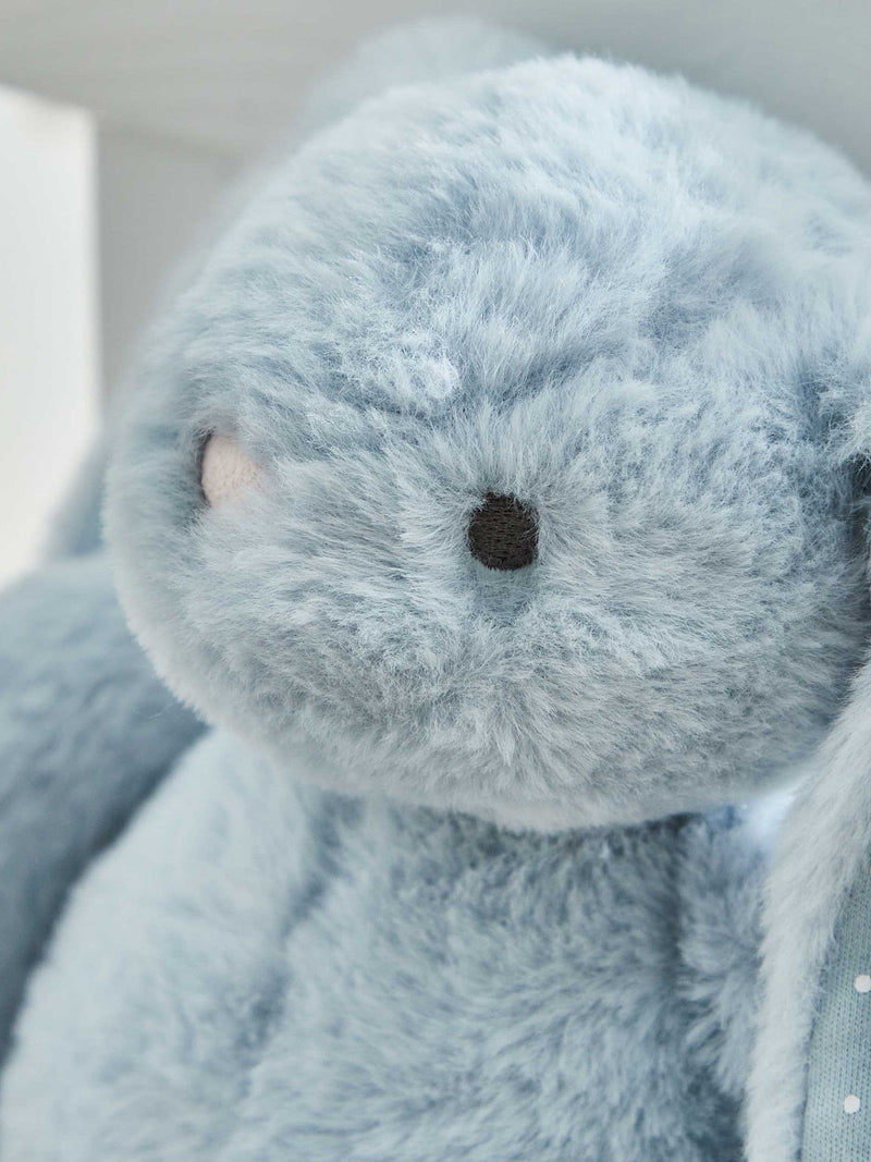 My 1st Years personalised blue bunny soft toy, UK version
