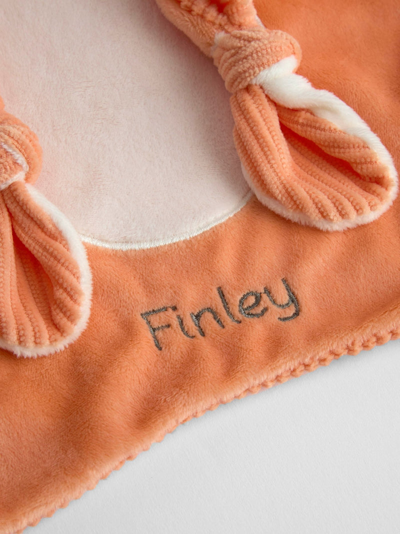 JoJo Maman Bébé fox comforter personalised soft toy - British product