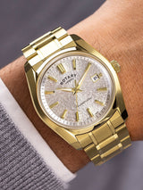 Next Rotary Lumen Gold Tone Stainless Steel Bracelet Watch- Buy online at McGrocer