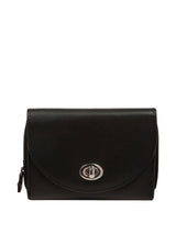 Next Pure Luxuries London Belle Black Leather Purse- Buy online at McGrocer