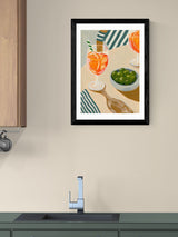 Next East End Prints Black Aperitif Wall Art Print by Susie Miller- Buy online at McGrocer