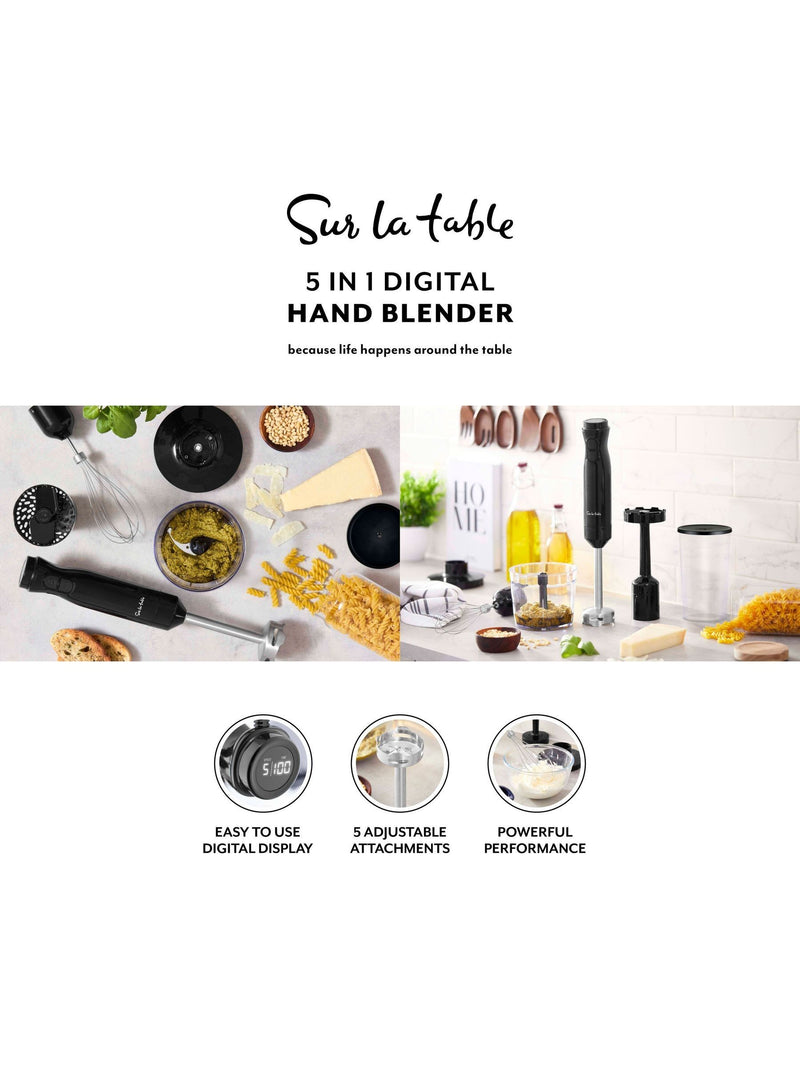 Sur La Table Black Core digital hand blender (British brand)
