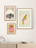 East End Prints oak fancy a brew wall art print - British product