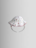 JoJo Maman Bebe white floral baby sun hat - British product