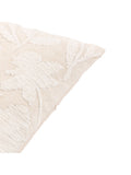 Gallery Home Eira taupe floral cushion, 100% cotton, imported from the UK