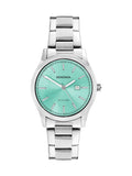 Sekonda Taylor 34mm watch teal dial silver bracelet (British brand)