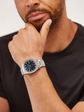 Sekonda Octaire Silver TV Analogue Watch 40mm (British brand)