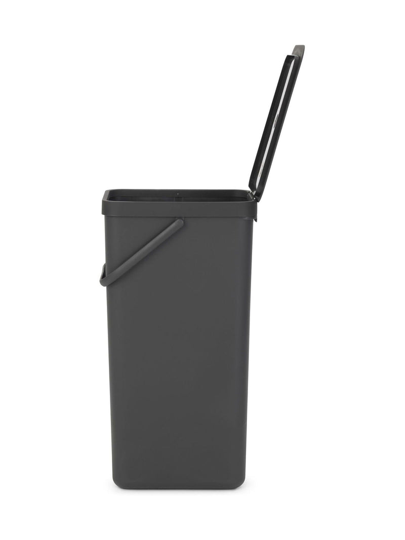 Brabantia Grey recycle bin 40L - British product