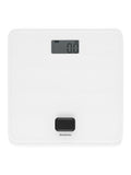 Brabantia white bathroom scale battery free (British brand)