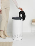 Brabantia white laundry bin 35L (British brand)