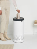 Brabantia white laundry bin 35L (British brand)