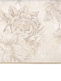 Hug Rug cream muted floral print rug - British product