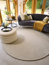 Next Hug Rug Sense Beige Circle Rug 200 cm- Buy online at McGrocer