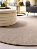 Hug Rug beige sense circle rug 200cm - British product