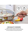Sur La Table stainless steel TriPly multi-pan with lid 28cm (British brand)