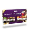 Gnaw hot chocolate spoon gift set with eight flavours, UK version