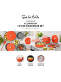 Sur La Table Orange Cookware 5 Piece Set (British brand)