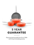 Sur La Table Orange Cookware 5 Piece Set (British brand)