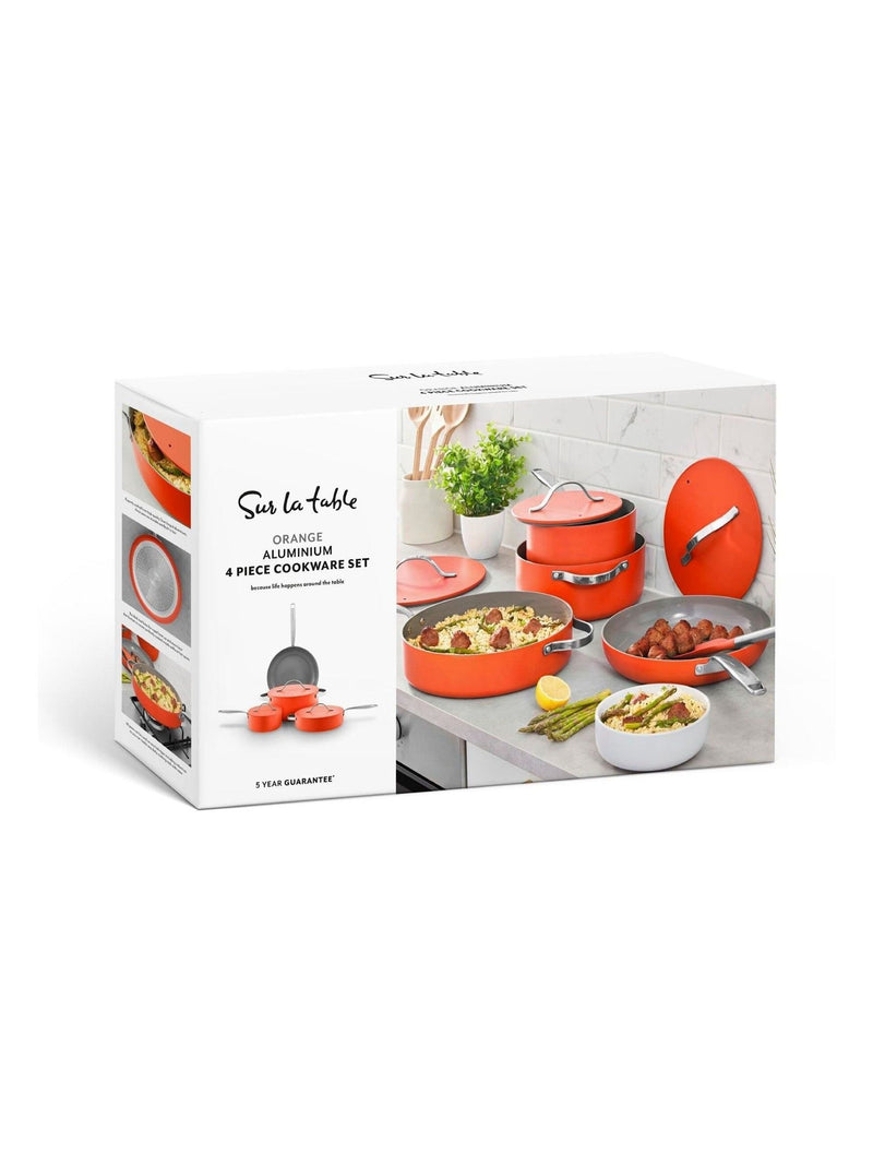 Sur La Table Orange Cookware 5 Piece Set (British brand)