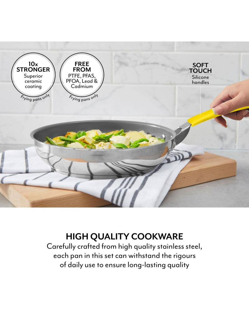 Sur La Table Yellow Colour Me Happy 5 piece cookware set (British brand)