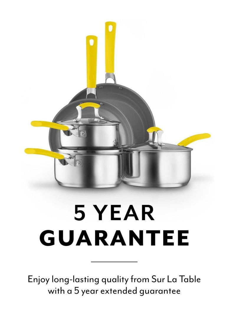 Sur La Table Yellow Colour Me Happy 5 piece cookware set (British brand)
