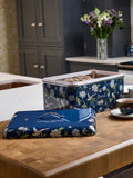 Laura Ashley Elveden Navy bread bin, imported from the UK