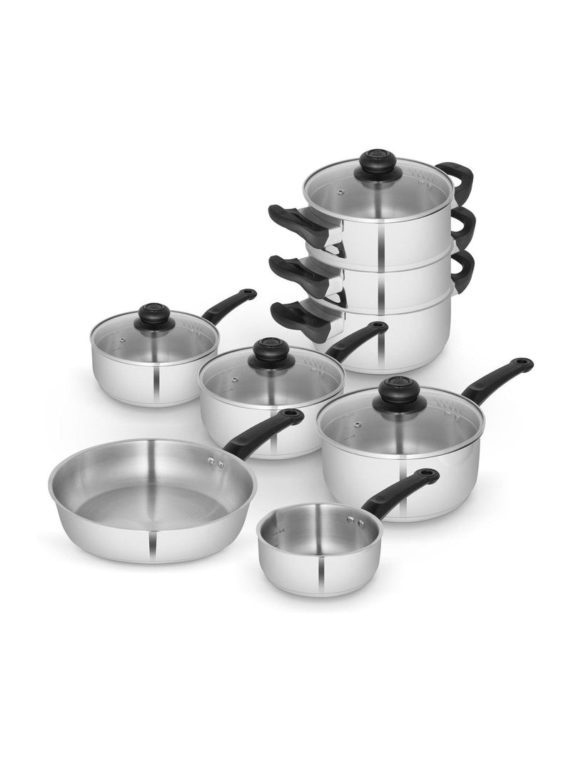 Swan 8 piece stainless steel cookware set (British brand)