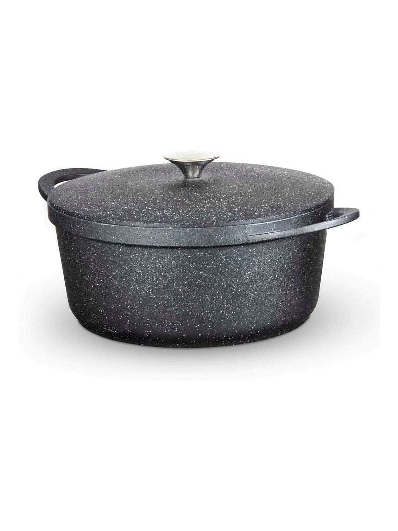 Tower Black 28cm Casserole Dish with Aluminium Lid