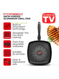 Tower Black Smart Start Forged 26cm Grill Pan