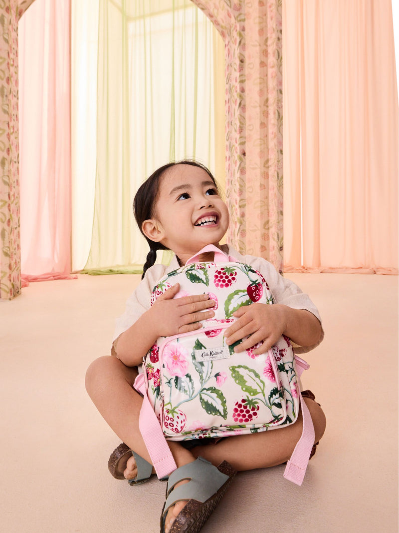 Cath Kidston Pink Raspberry Garden Print mini backpack (British brand)