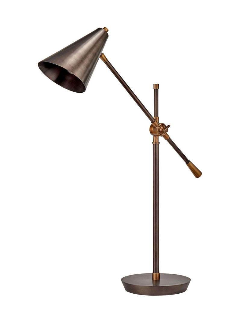Pacific Bronze adjustable task table lamp, UK version