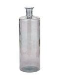 Pacific grey glass bottle decorative 75cm, UK version