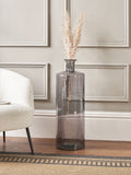 Pacific grey glass bottle decorative 75cm, UK version