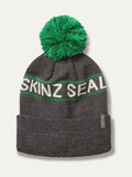 Sealskinz Grey Heacham waterproof cold weather bobble hat, imported from the UK