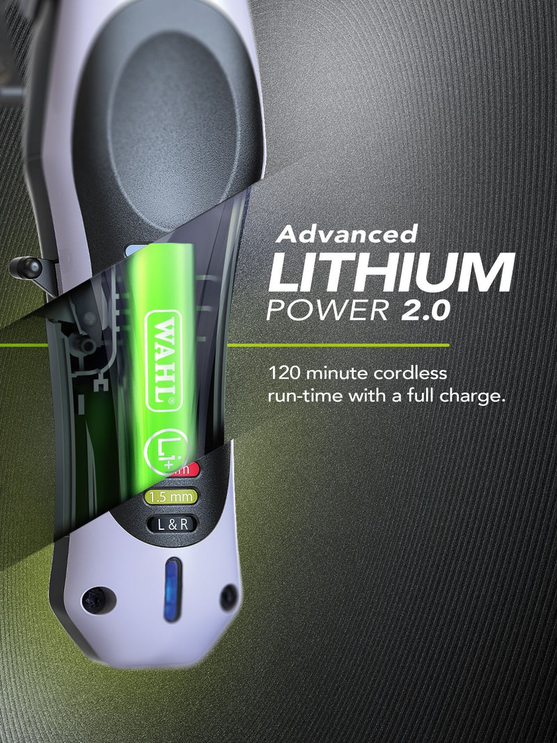 Wahl Colour Pro Cordless Lithium hair trimmer (British brand)