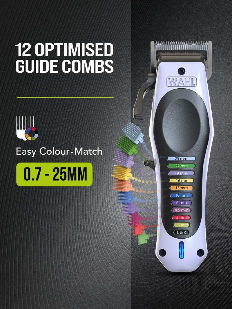 Wahl Colour Pro Cordless Lithium hair trimmer (British brand)