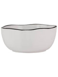 Style Sisters set of 4 white stoneware cereal bowls, UK version