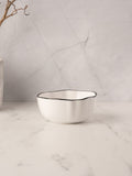 Style Sisters set of 4 white stoneware cereal bowls, UK version
