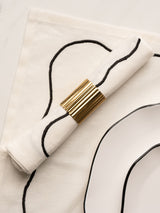 Next Style Sisters Cream Embroidered Napkins Set of 4- Buy online at McGrocer