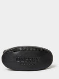 Osprey London Rugger Leather Washbag black pebble grain, imported from the UK