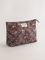 Next Chocolate Brown Nylon Printed Pouch- Buy online at McGrocer