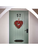 Next Premier Decorations Ltd 30cm Berry and Leaf Heart Christmas Wreath- Buy online at McGrocer