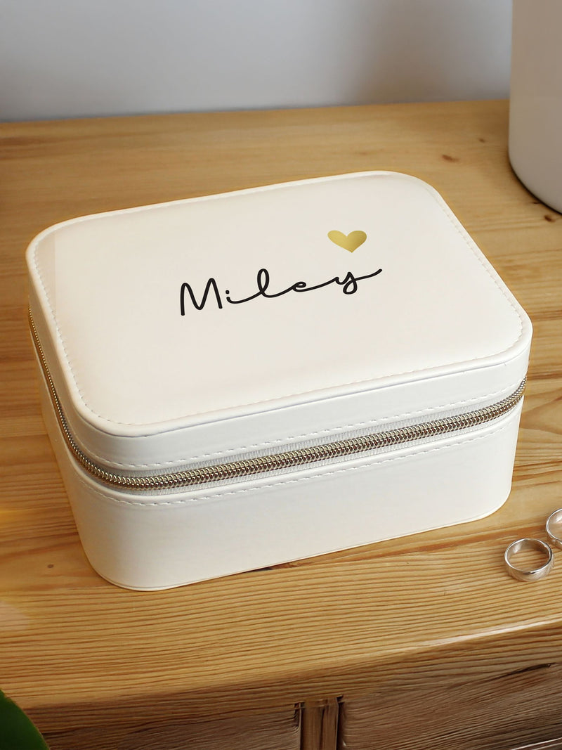 PMC personalised travel jewellery box (British brand)